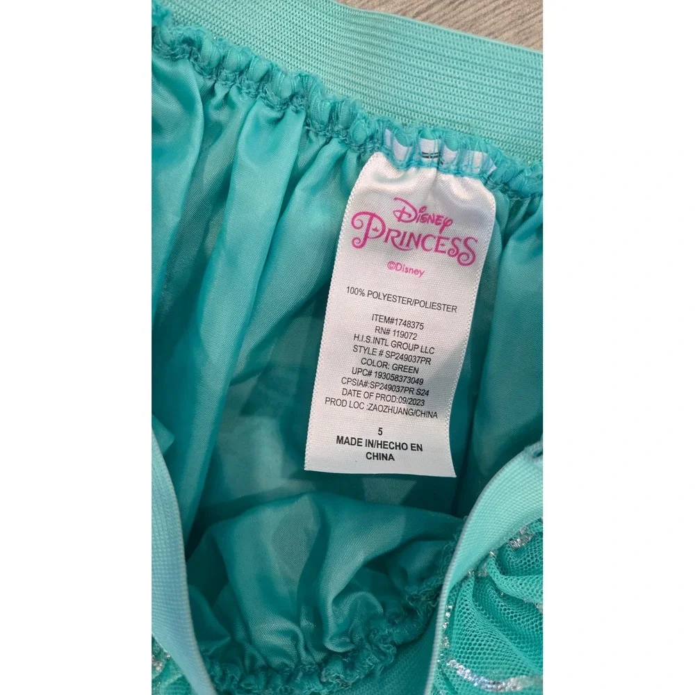 Costume Bundle-Disney Princess Frozen Anna Elsa Mermaid Tutu Cape Crown Costume